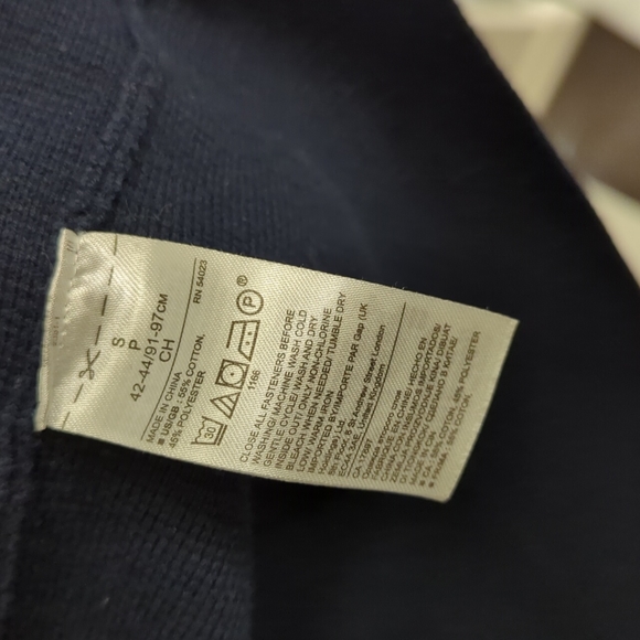 Banana Republic Men's Small Sweater - Coolmax Graohi Gray Blue - Picture 5 of 6